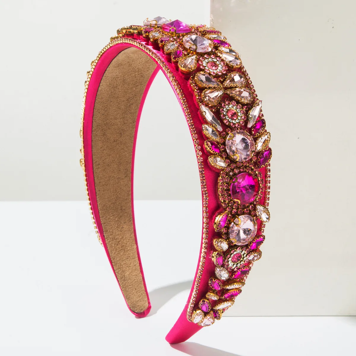 Femmes Fleur Mignon Sucré Chiffon Verre Bande De Cheveux display picture 2