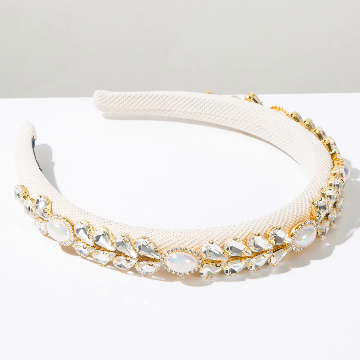 Women's Water Droplets Cute Sweet Cloth Glass Hair Band display picture 6