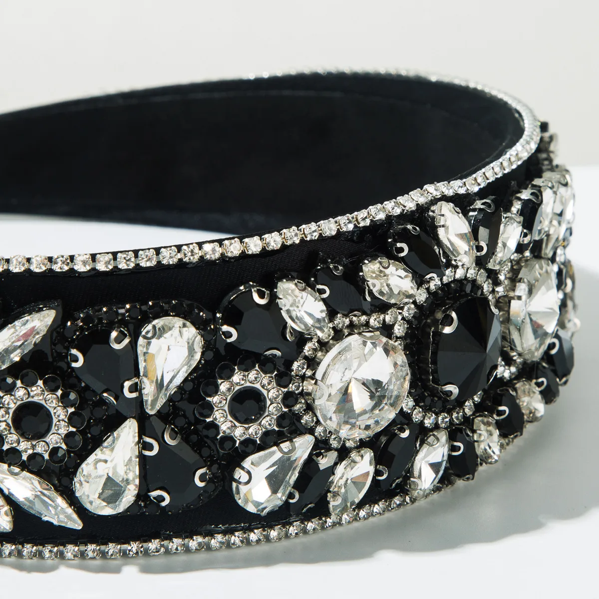 Mujeres Flor Lindo Dulce Tela Vidrio Banda Para El Cabello display picture 9