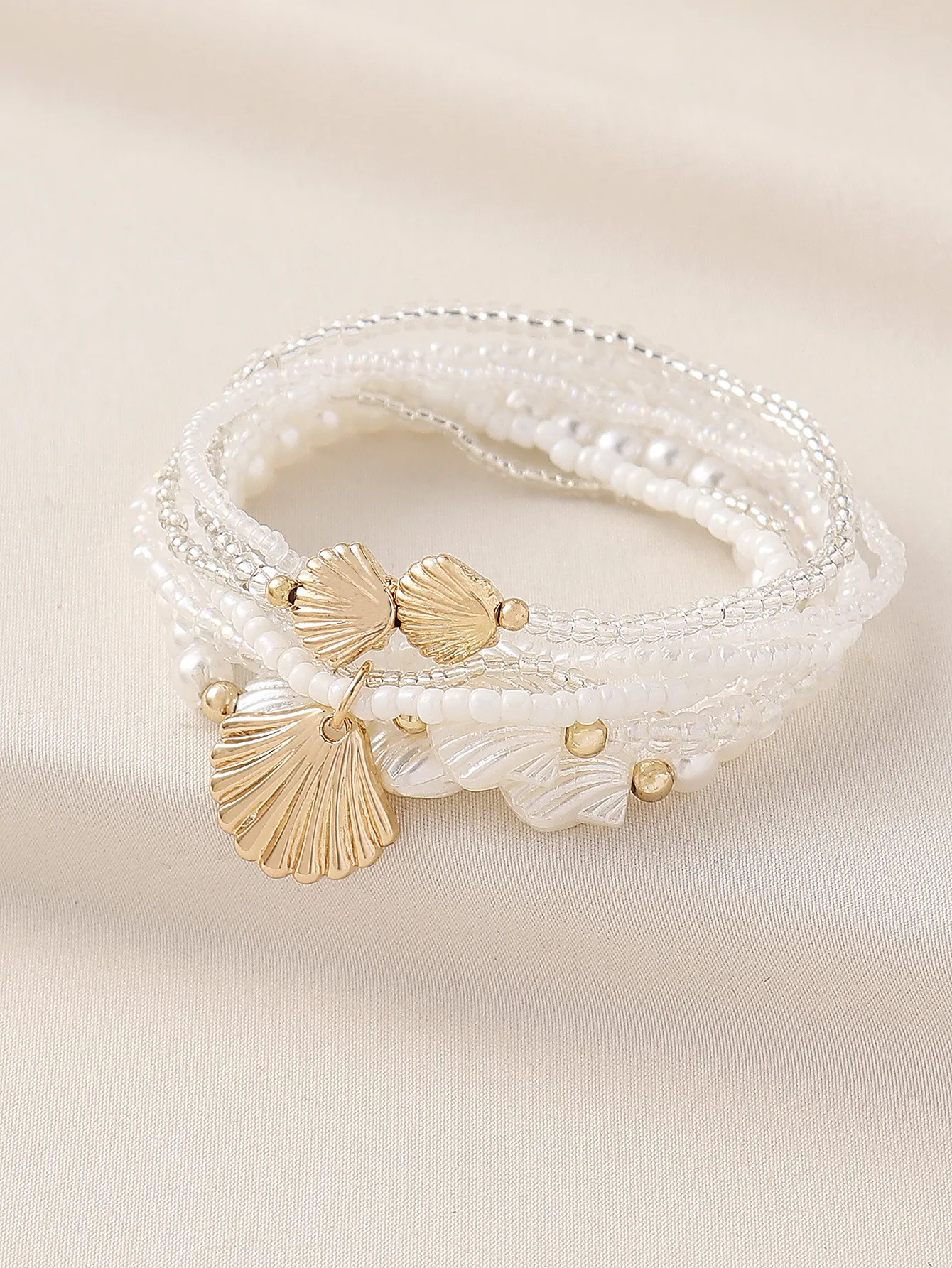 Plastic Zinc Alloy IG Style Casual Shell Anklet display picture 2