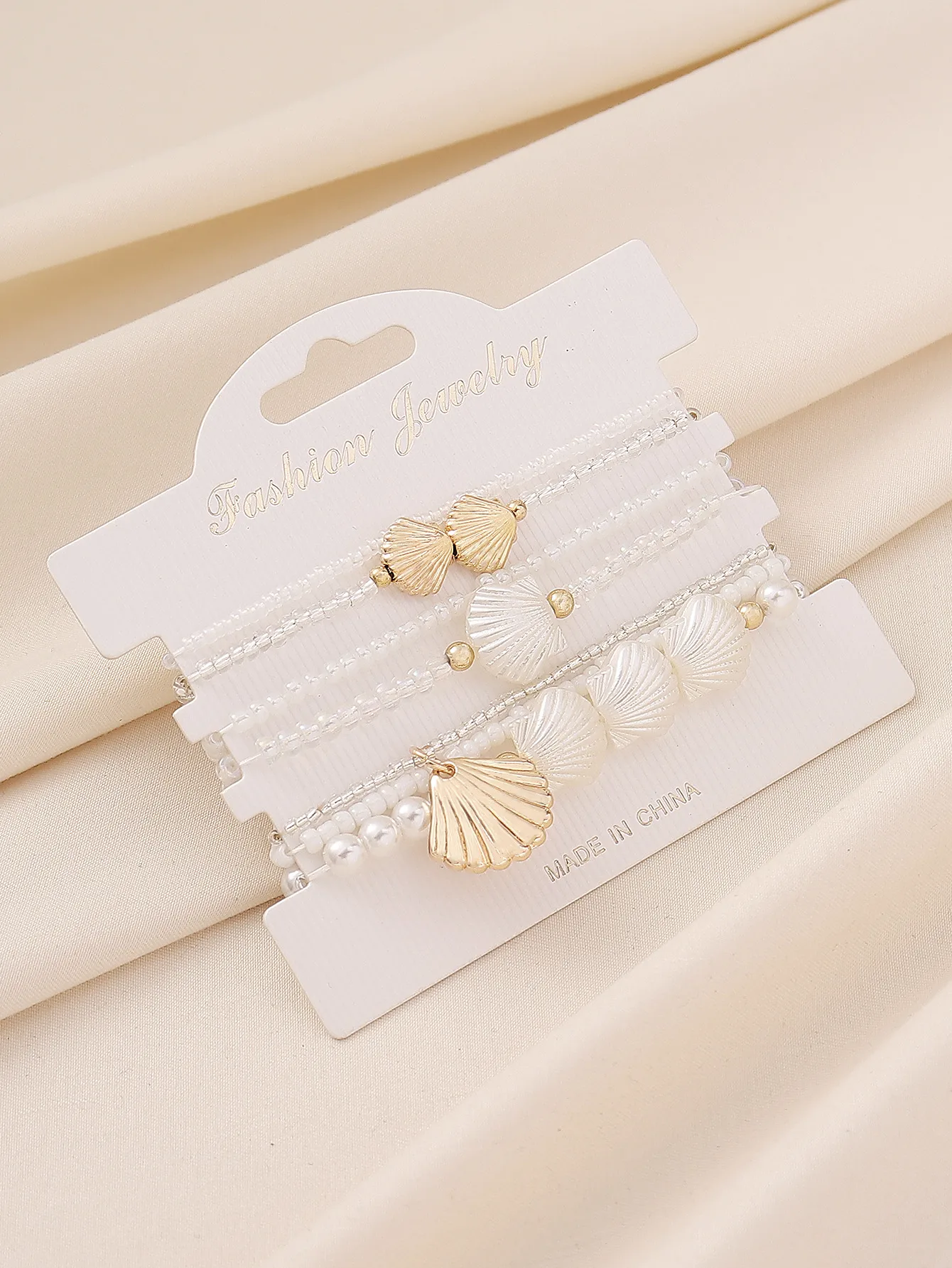 Plastic Zinc Alloy IG Style Casual Shell Anklet display picture 10