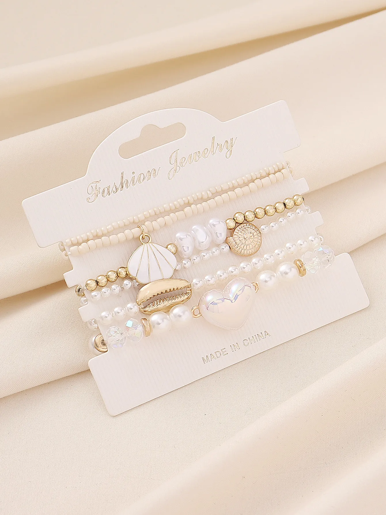 CCB Imitation Pearl Plastic Hawaiian New Style Shell Anklet display picture 9
