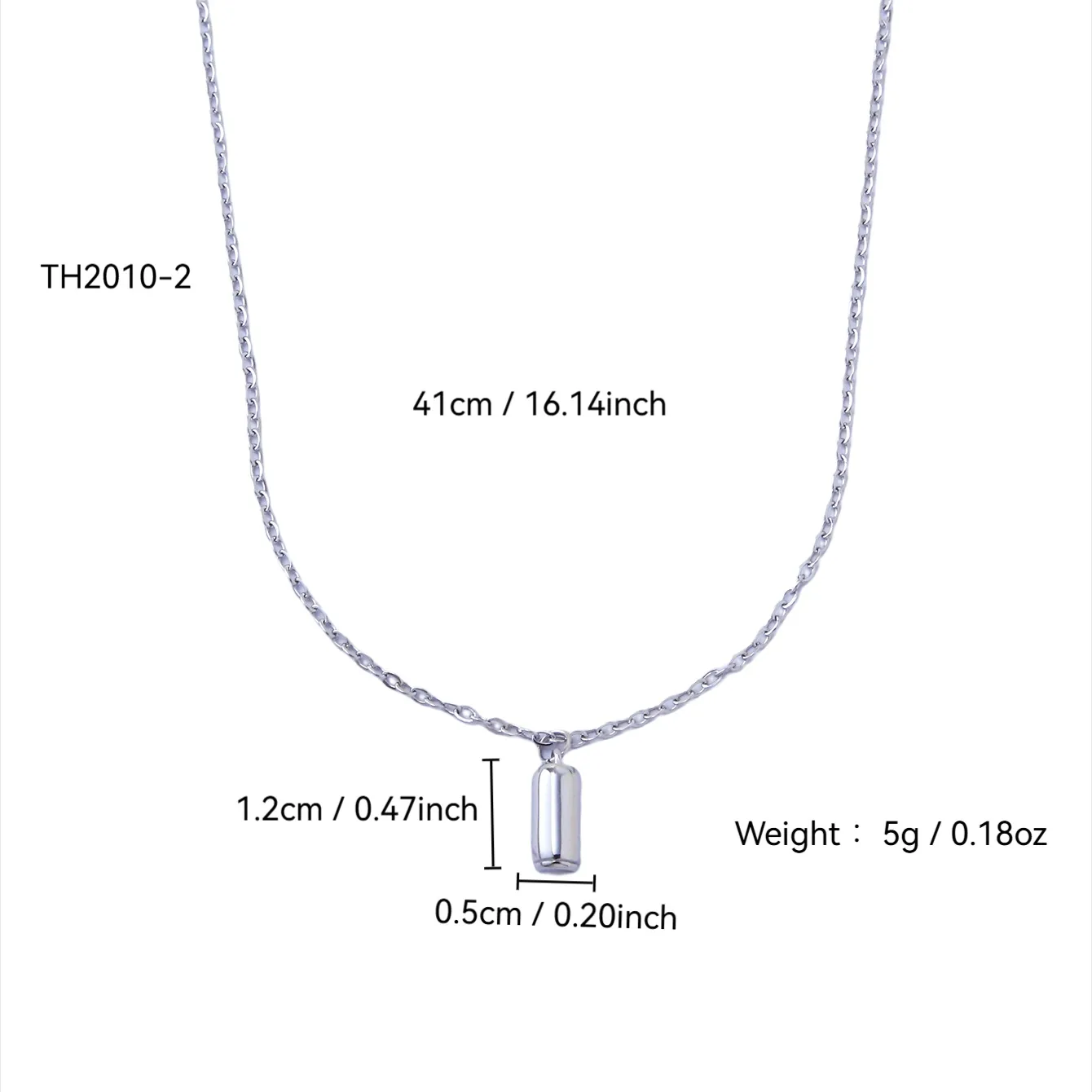 Géométrique Élégant Femme Acier Inoxydable 304 Plaqué Or 18K Pendentif Fermeture À Boucle De Type Homard display picture 6