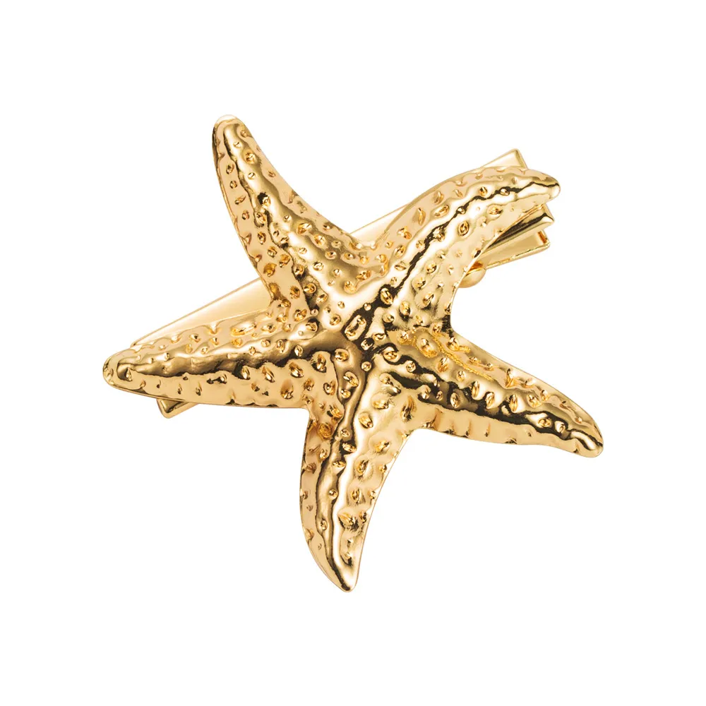 Women's Starfish Cute Hawaiian Alloy Plating Hair Clip display picture 6