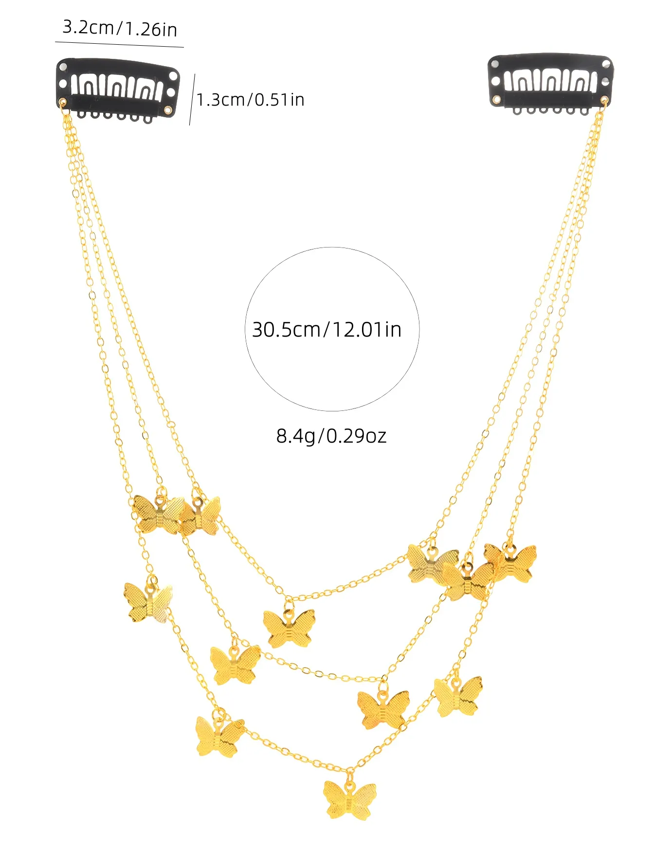 Femmes Papillon Mignon Artistique Alliage Pince À Cheveux display picture 2