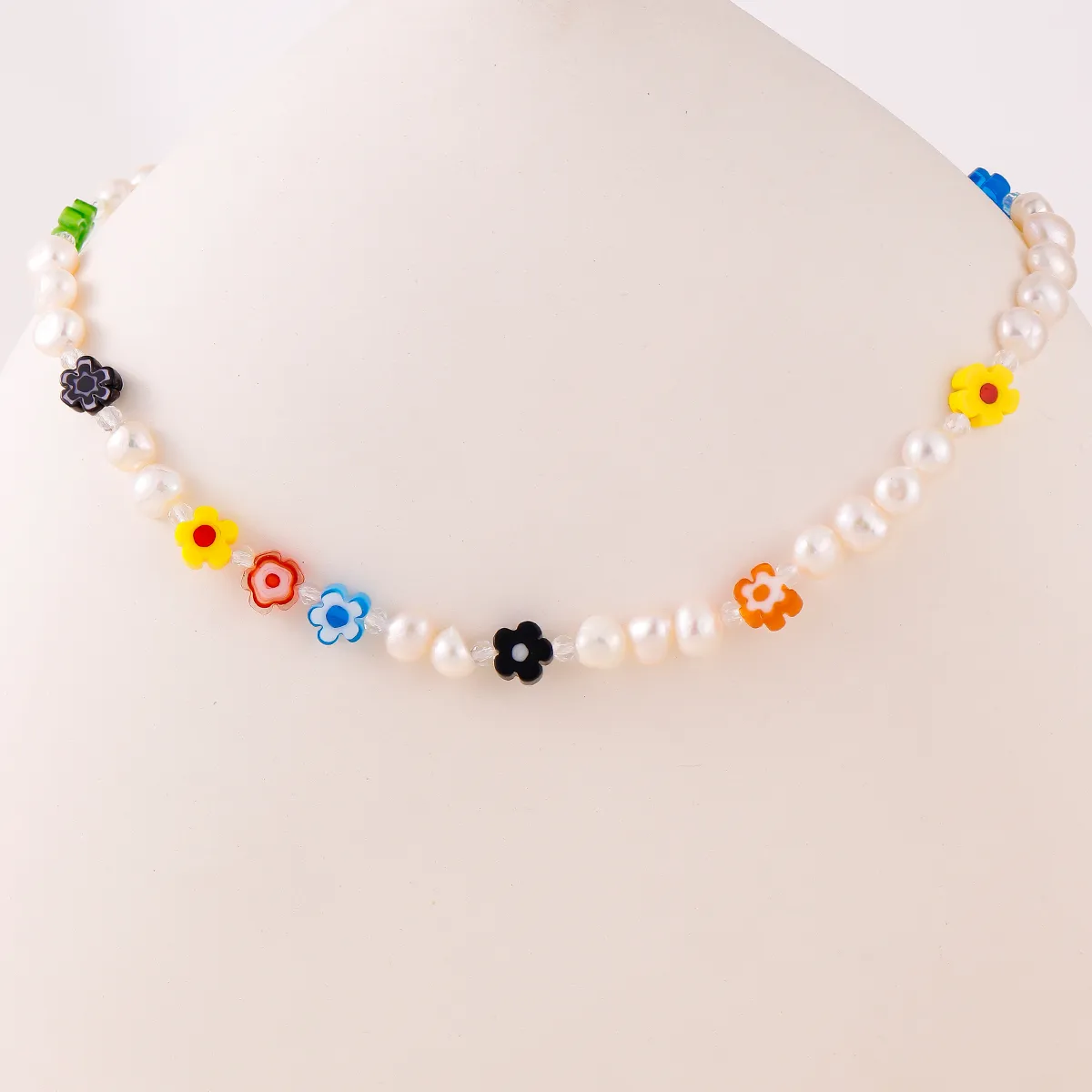 Flower Luxurious Queen Romantic Natural Stone Freshwater Pearl Necklace Wholesale display picture 5