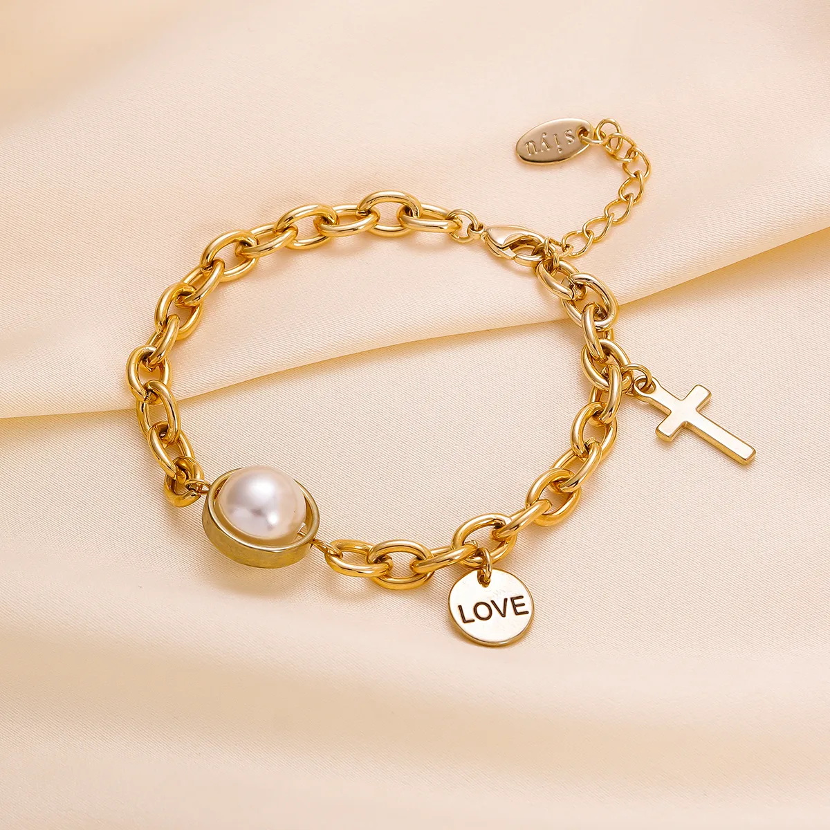 Forma De Corazón Clásico Lujoso Romántico Cobre Pulsera Cierre Con Gatillo De Langosta display picture 6