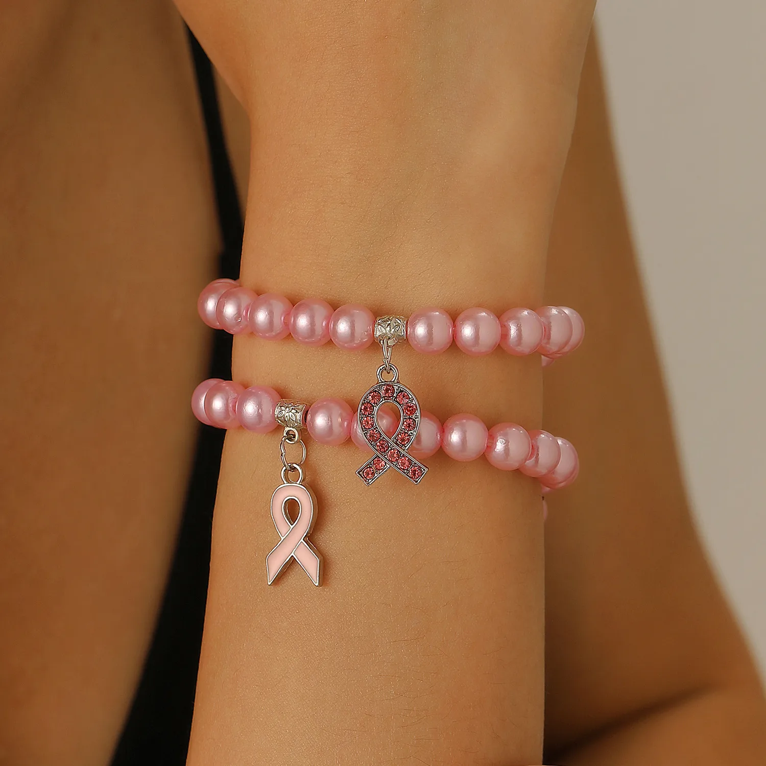 Élégant Femme Perle Artificielle Alliage Le Cuivre Mots De Vocabulaire/Nom Perlé Femmes Ensemble De Bijoux display picture 18