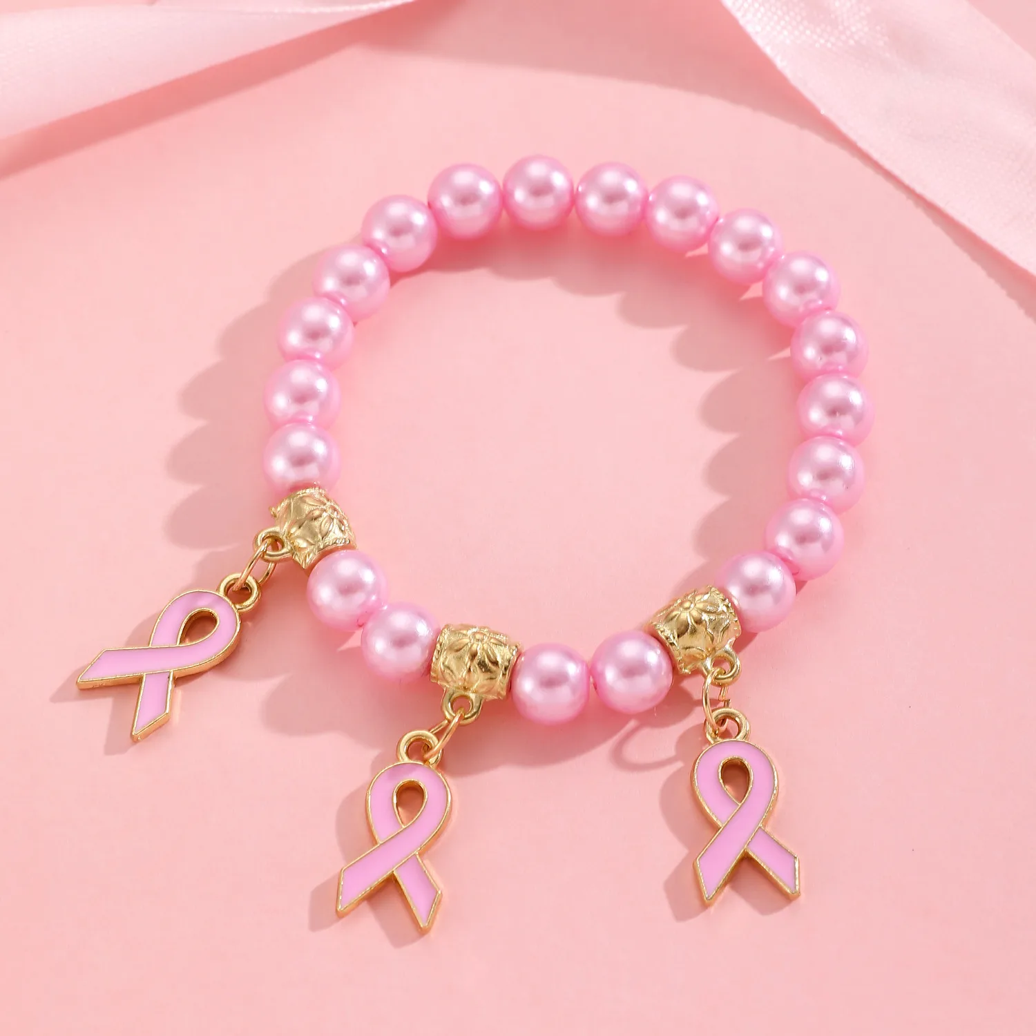 Elegante Señora Perla Artificial Aleación Cobre Palabras Del Vocabulario/Nombre Con Cuentas Mujeres Conjunto De Joyas display picture 21