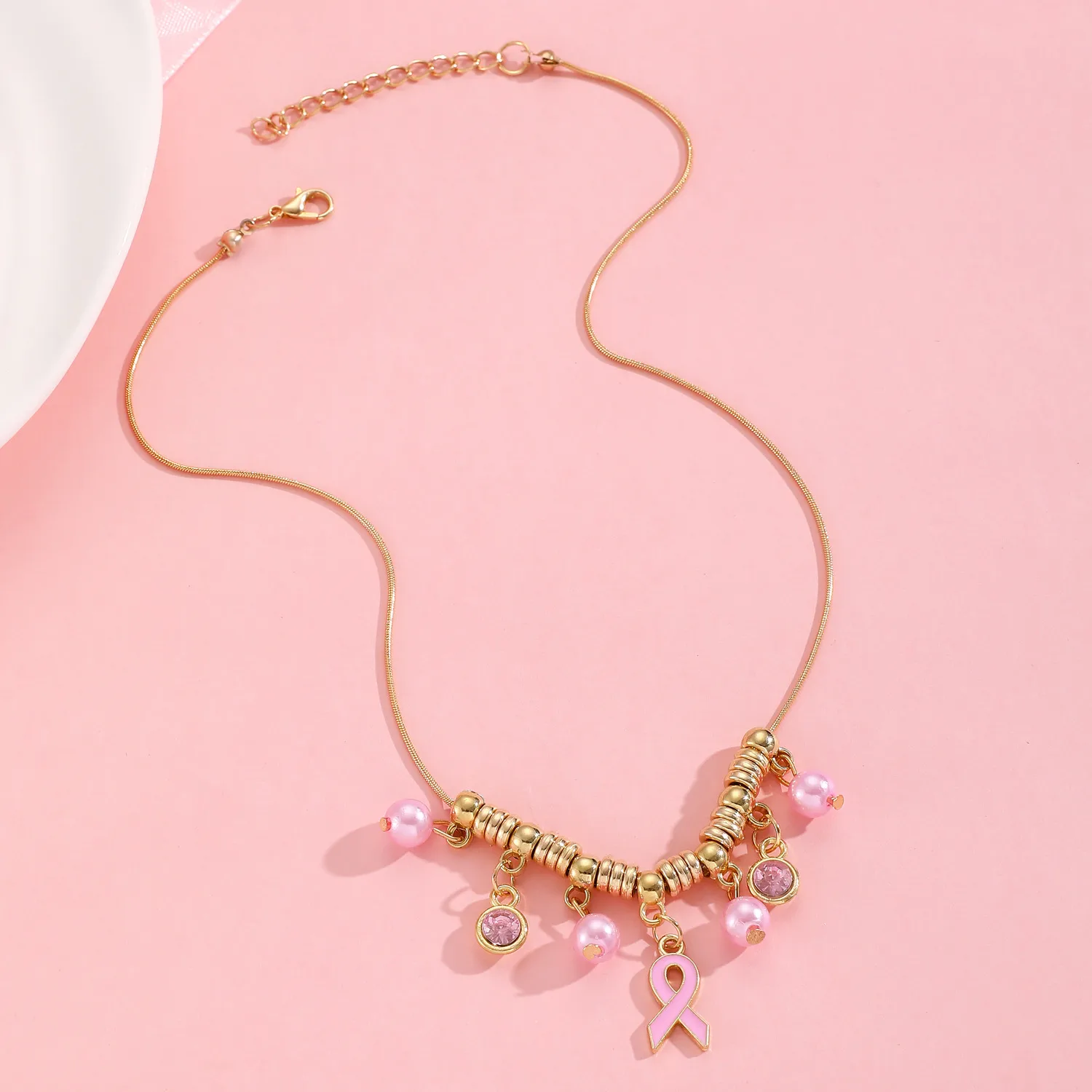 Élégant Femme Perle Artificielle Alliage Le Cuivre Mots De Vocabulaire/Nom Perlé Femmes Ensemble De Bijoux display picture 22