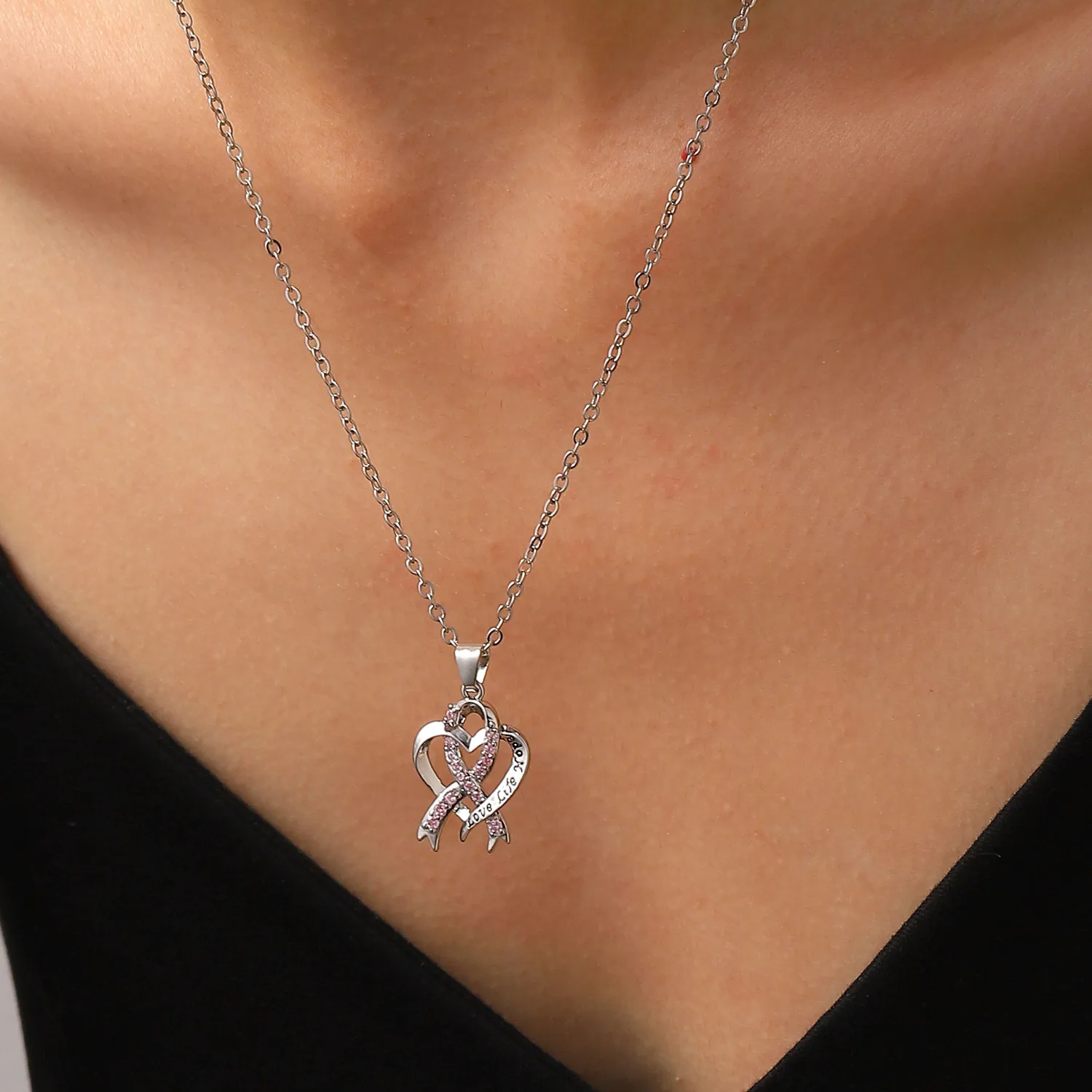 Elegante Señora Perla Artificial Aleación Cobre Palabras Del Vocabulario/Nombre Con Cuentas Mujeres Conjunto De Joyas display picture 25