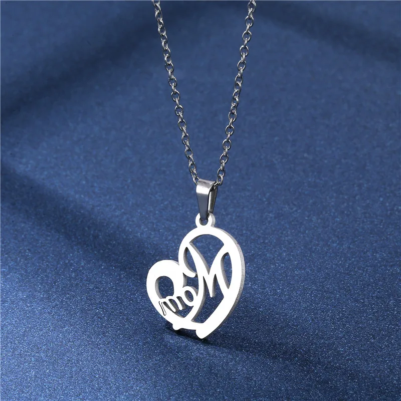 Bohemian Simple Style Classic Style 201 Stainless Steel Vocabulary Words/Name Mother'S Day Women's Jewelry Set display picture 5