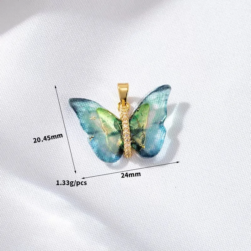 Butterfly Cute Queen Alloy Pendant Necklace Wholesale display picture 3