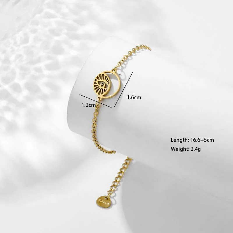 Ojo Casual Estilo Simple Acero Inoxidable 201 Pulsera Al Mayoreo display picture 2