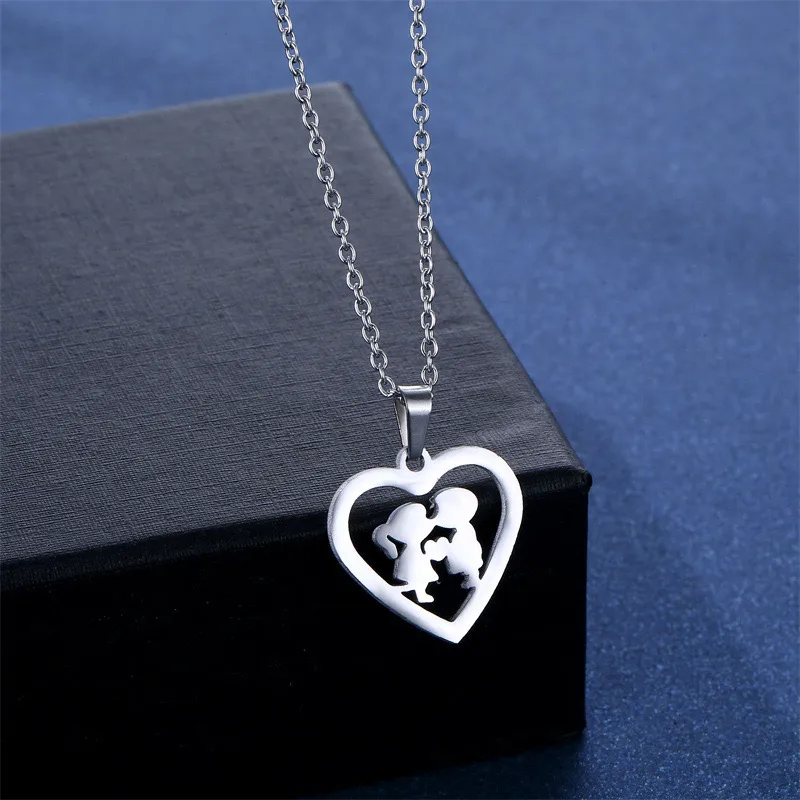 Bohemian Simple Style Classic Style 201 Stainless Steel Heart Shape Women's Jewelry Set display picture 5