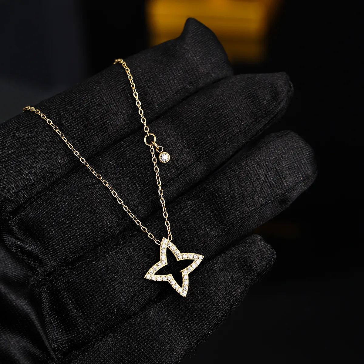 Sun Star Wreath Modern Style Commute Shiny 304 Stainless Steel Necklace Lobster Trigger Clasp Closure display picture 9