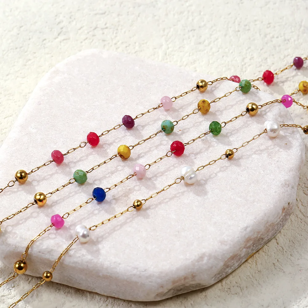Oval Hawaiian Sexy Romantic Acrylic Necklace Wholesale display picture 4