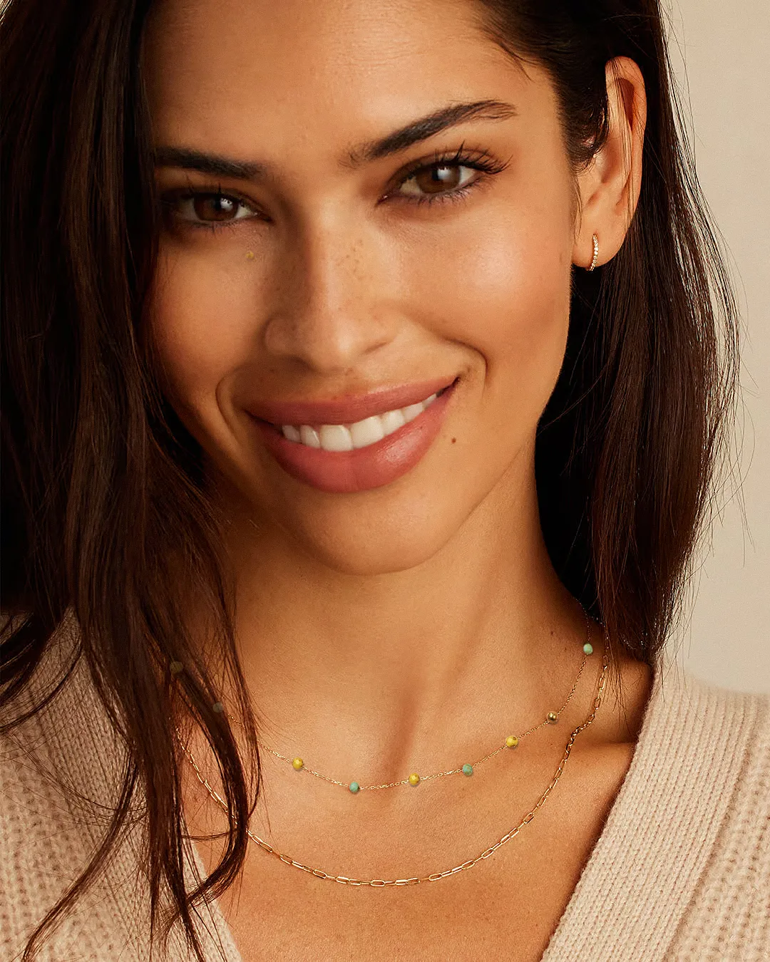 Oval Hawaiian Sexy Romantic Acrylic Necklace Wholesale display picture 14