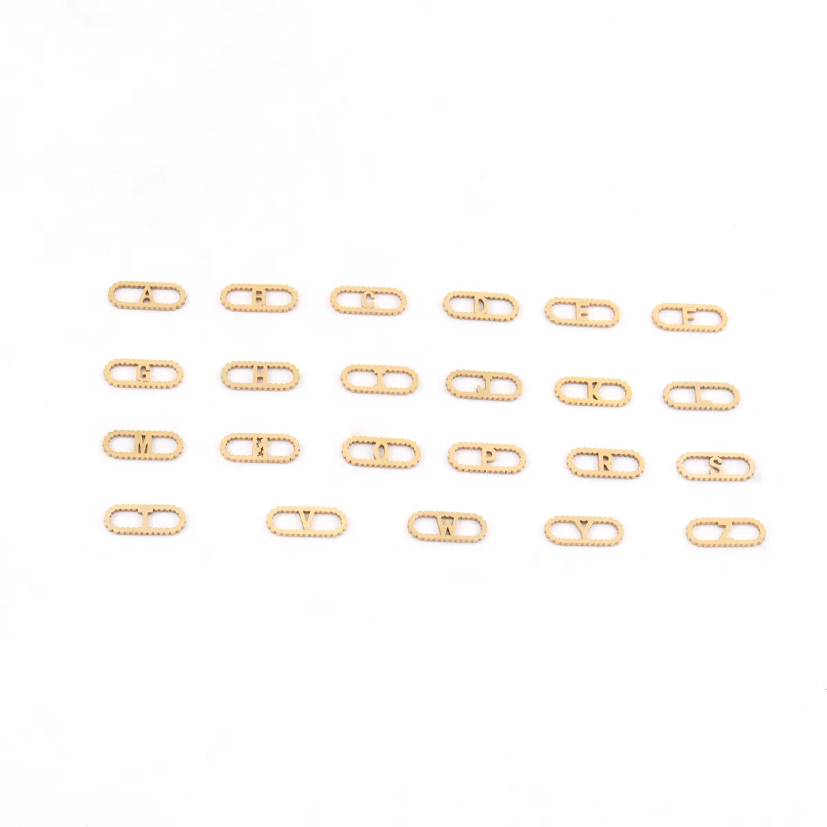 Lettre Ovale Style Simple Style Classique Acier Inoxydable 304 Nylon Bracelets De Gros display picture 6