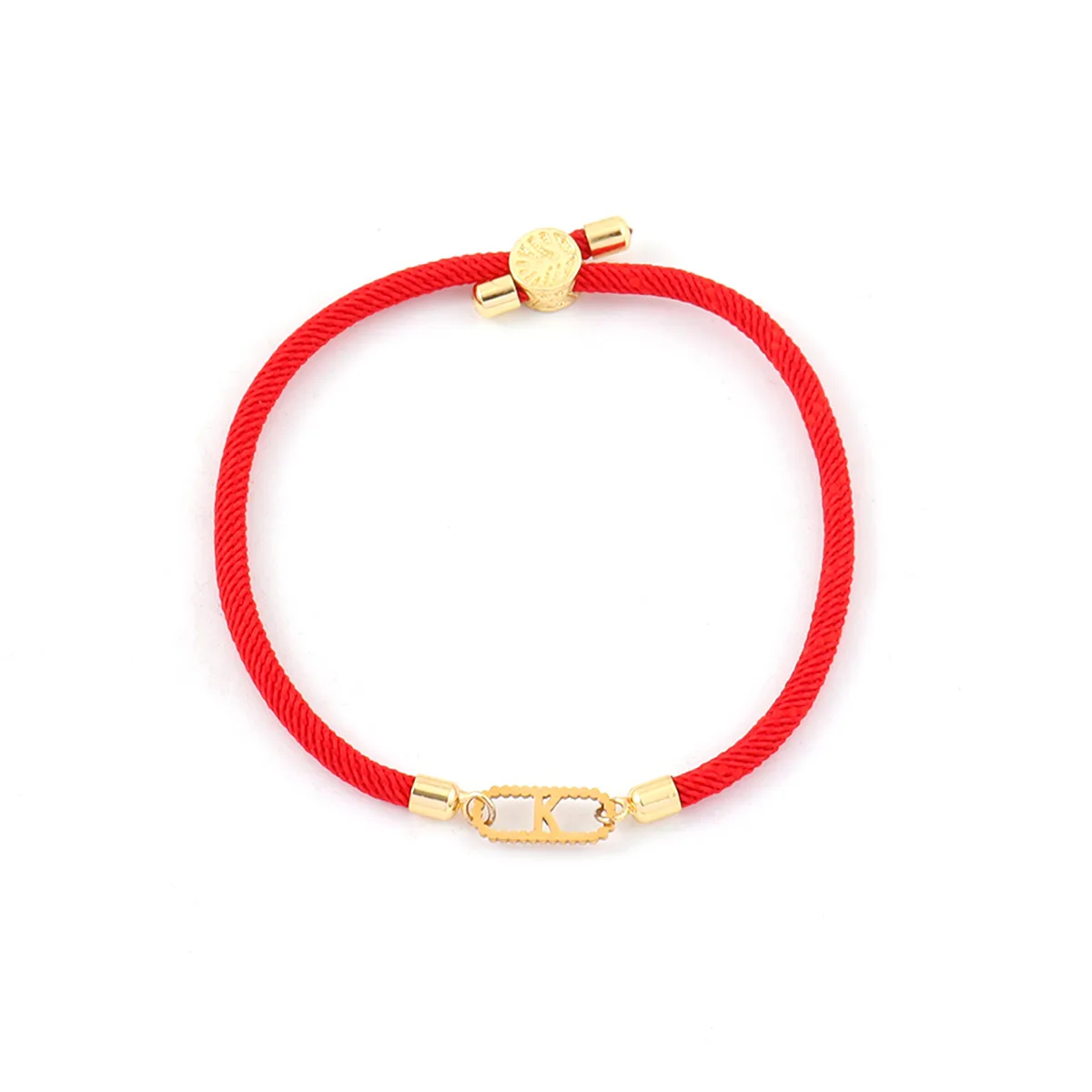 Letter Oval Simple Style Classic Style 304 Stainless Steel Nylon Bracelets Wholesale display picture 4