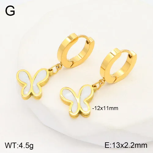 1 Pair Star Moon Heart Shape Elegant Lady Classic Style 304 Stainless Steel 18K Gold Plated Drop Earrings display picture 3