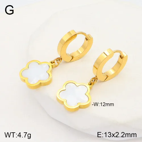 1 Pair Star Moon Heart Shape Elegant Lady Classic Style 304 Stainless Steel 18K Gold Plated Drop Earrings display picture 2