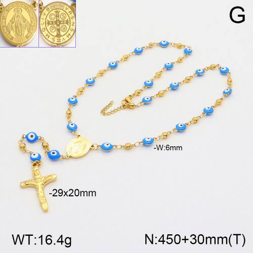Traverser Jésus Élégant Style Classique Acier Inoxydable 304 Plaqué Or 18K Pendentif Fermeture À Boucle De Type Homard display picture 2