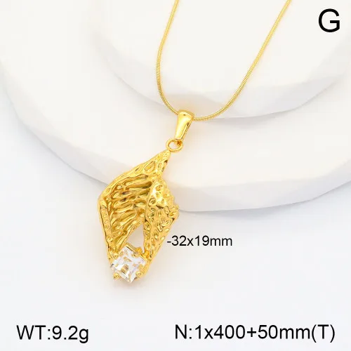 Oval Flower Casual Classic Style Artistic Zircon 304 Stainless Steel 18K Gold Plated Pendant Necklace Inlay Lobster Trigger Clasp Closure display picture 2
