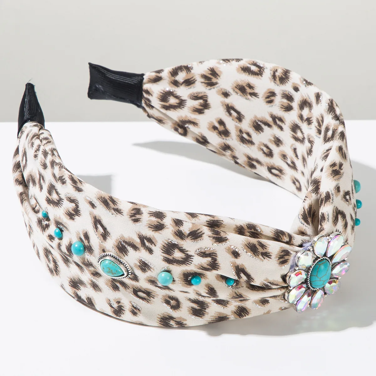 Mujeres Leopardo Lindo Dulce Tela Banda Para El Cabello display picture 6