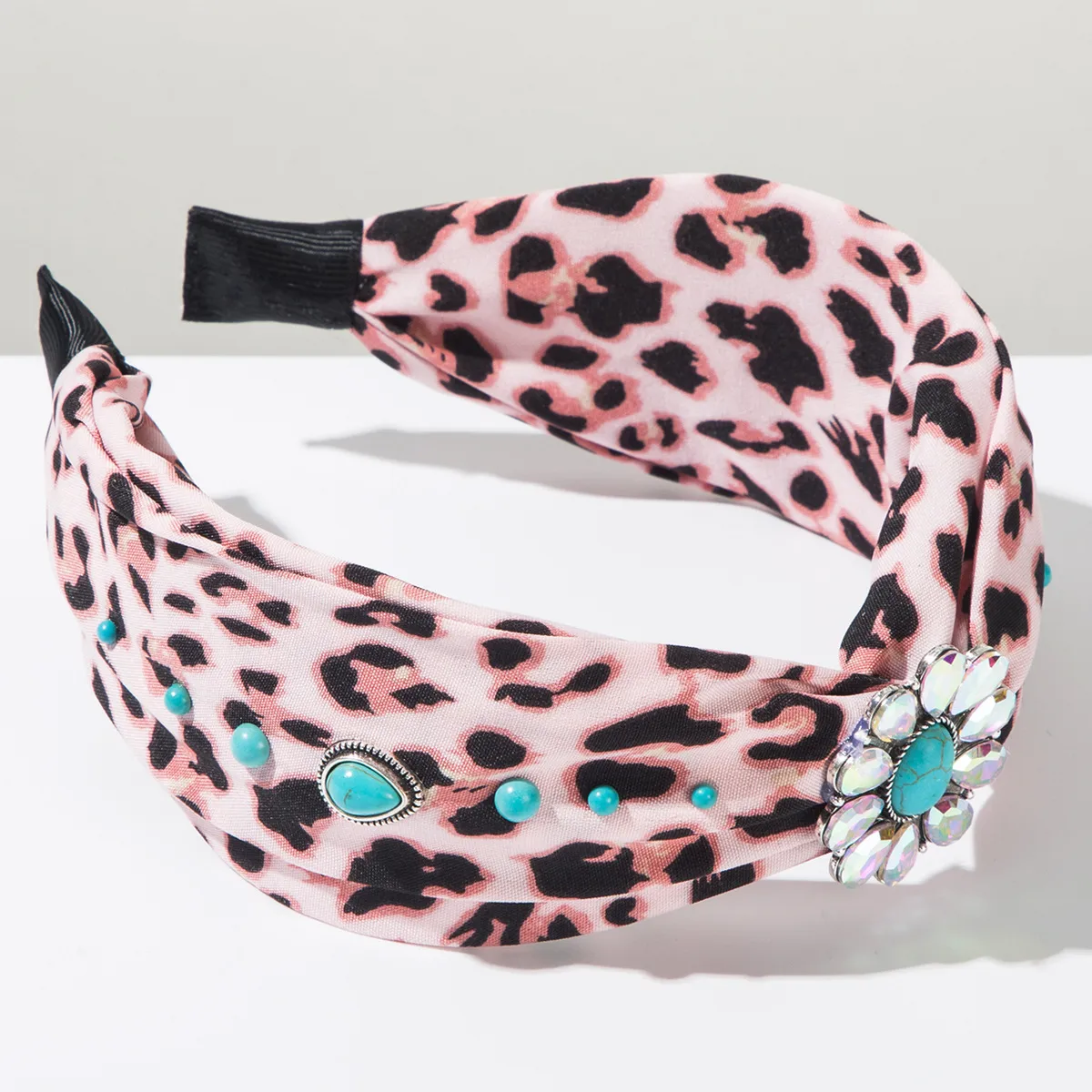 Mujeres Leopardo Lindo Dulce Tela Banda Para El Cabello display picture 7