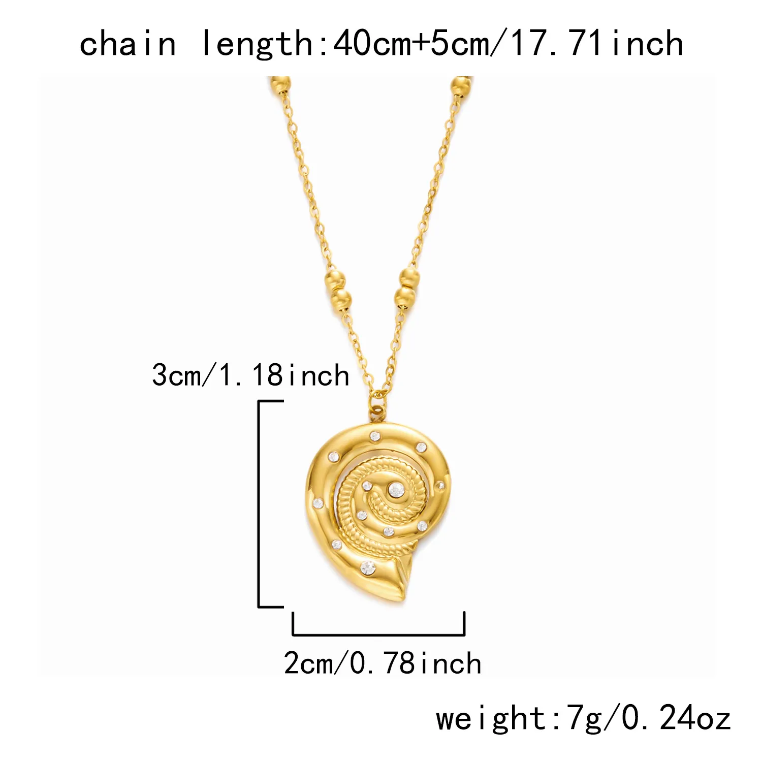 Starfish Dolphin Casual Beach 304 Stainless Steel Pendant Necklace Plating Lobster Trigger Clasp Closure display picture 3