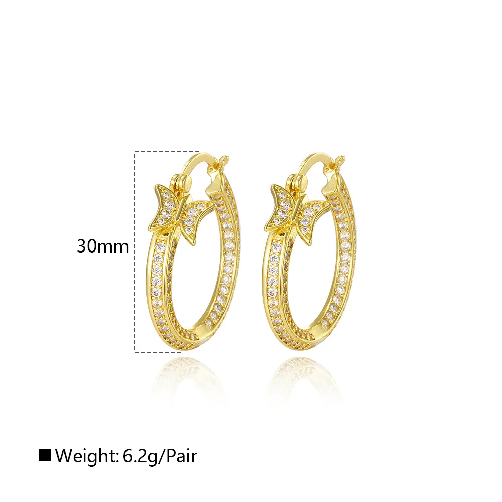 1 Paire Géométrie Élégant Glamour Mignon Le Cuivre Plaqué Or 18K Or Blanc Plaqué Zircon Asymétrique Géométrie Boucles D'oreilles display picture 1
