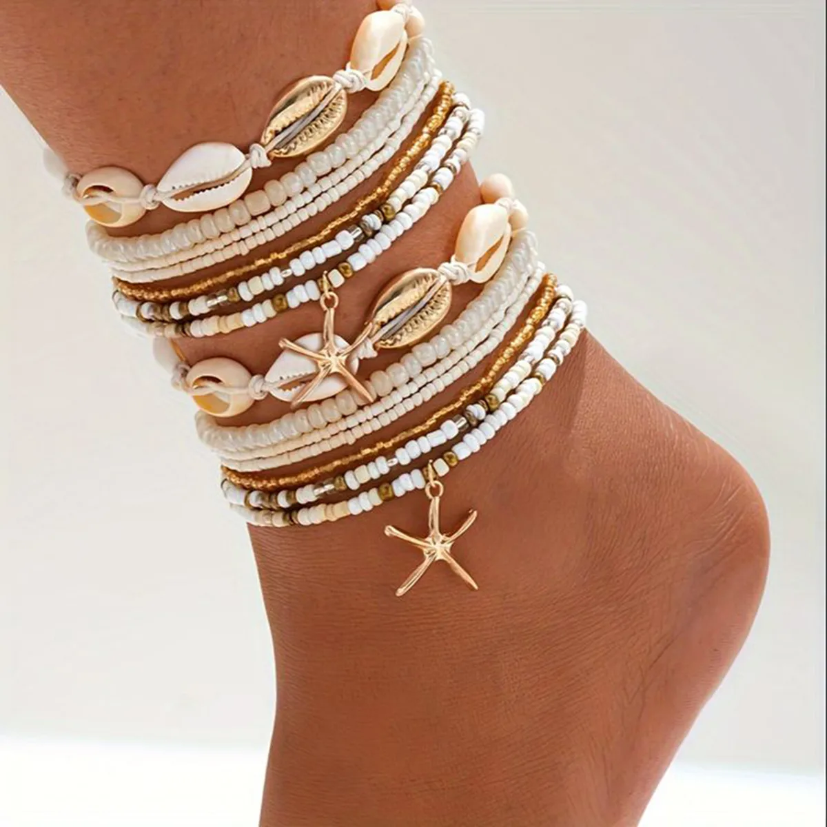 Ocean Shell Vacation Beach Simple Style 316 Stainless Steel  Bracelets In Bulk display picture 1