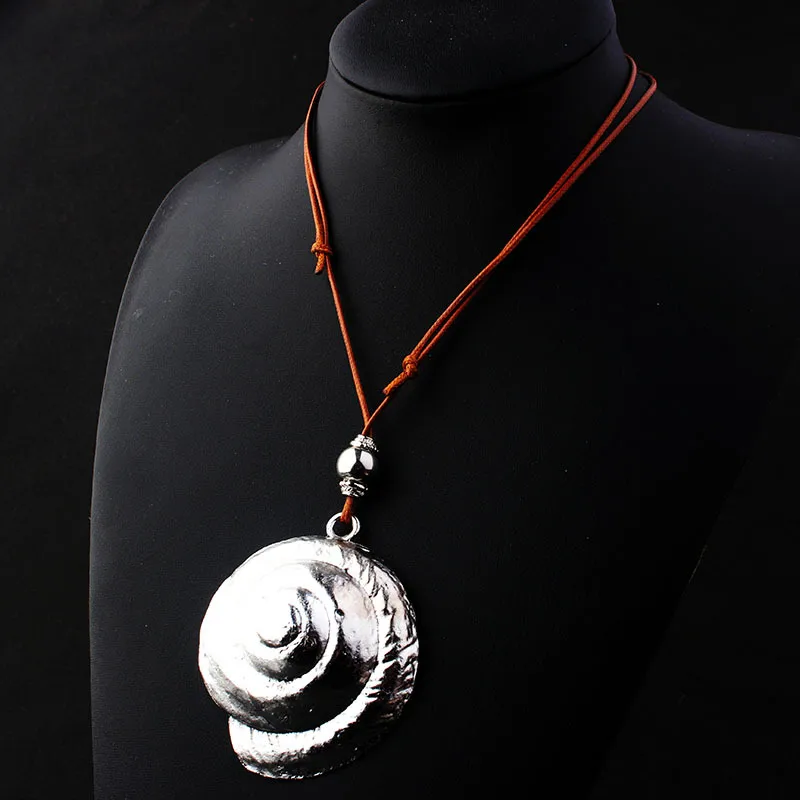 Conch Ethnic Style Alloy Pendant Necklace Wholesale display picture 12