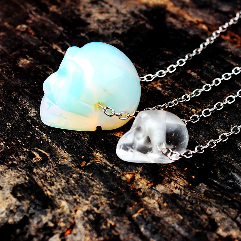 Elephant Retro Simple Style Alloy Crystal Pendant Necklace Wholesale display picture 24