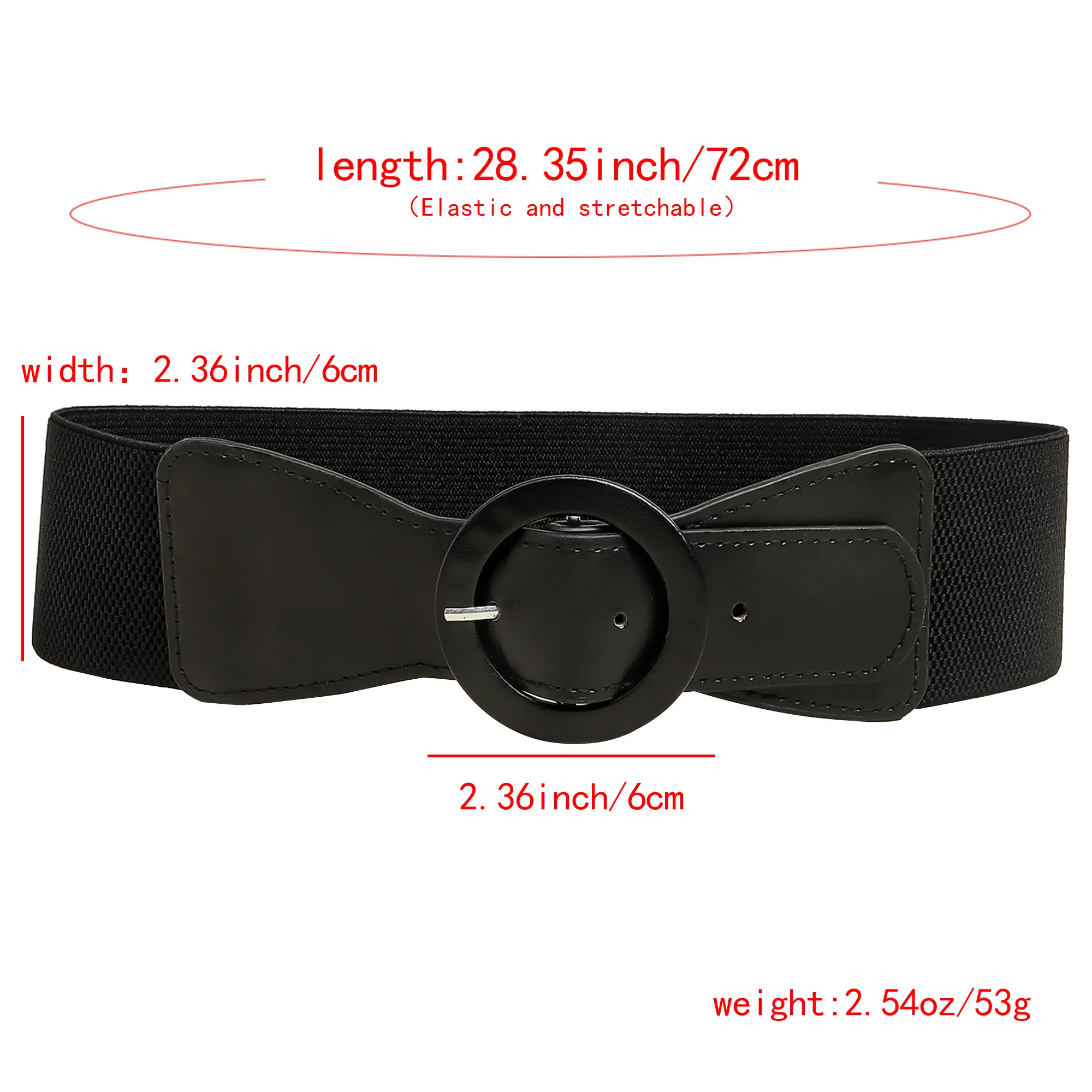 Women's Elegant Vintage Style Lady PU PU Buckle Leather Belts display picture 2