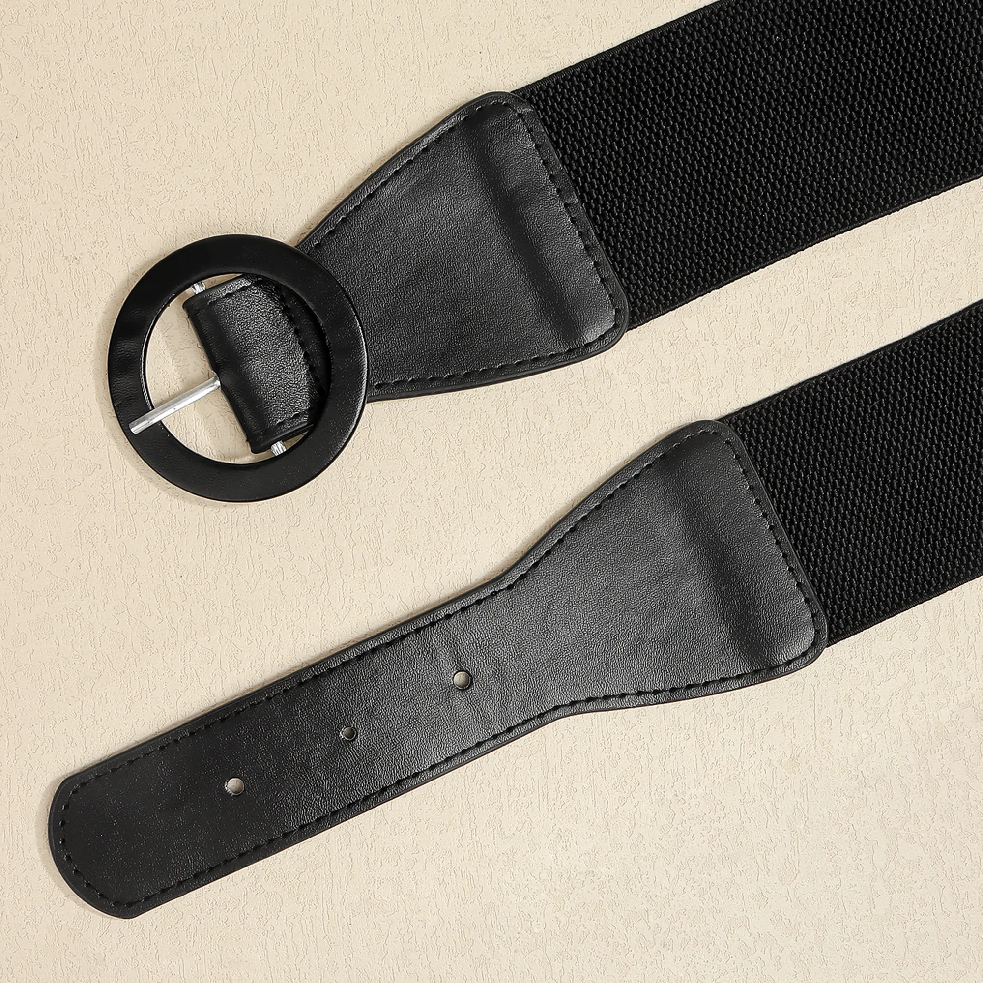Women's Elegant Vintage Style Lady PU PU Buckle Leather Belts display picture 7