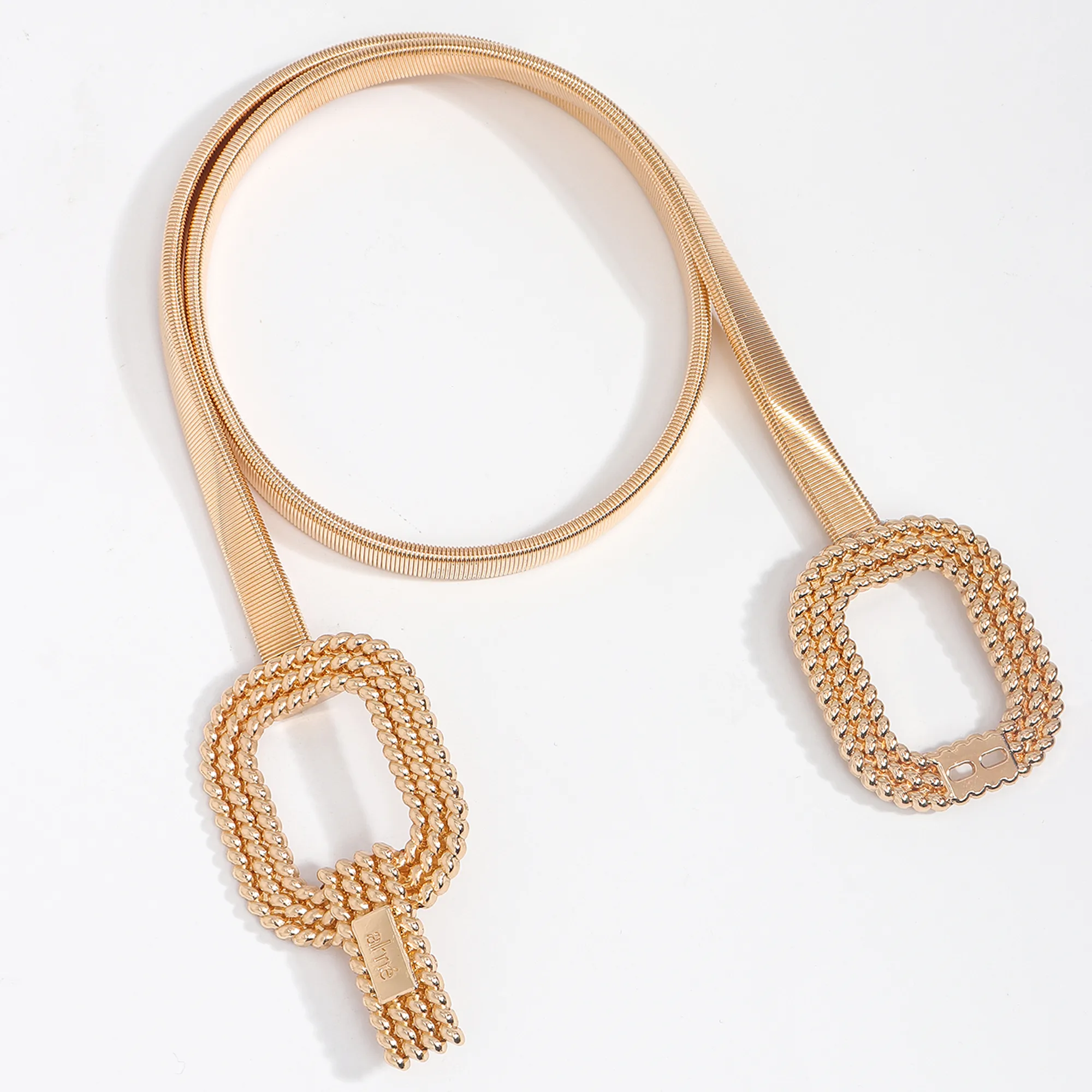 Women's Vintage Style Formal Simple Style Alloy Alloy Buckle Chain Belts display picture 7