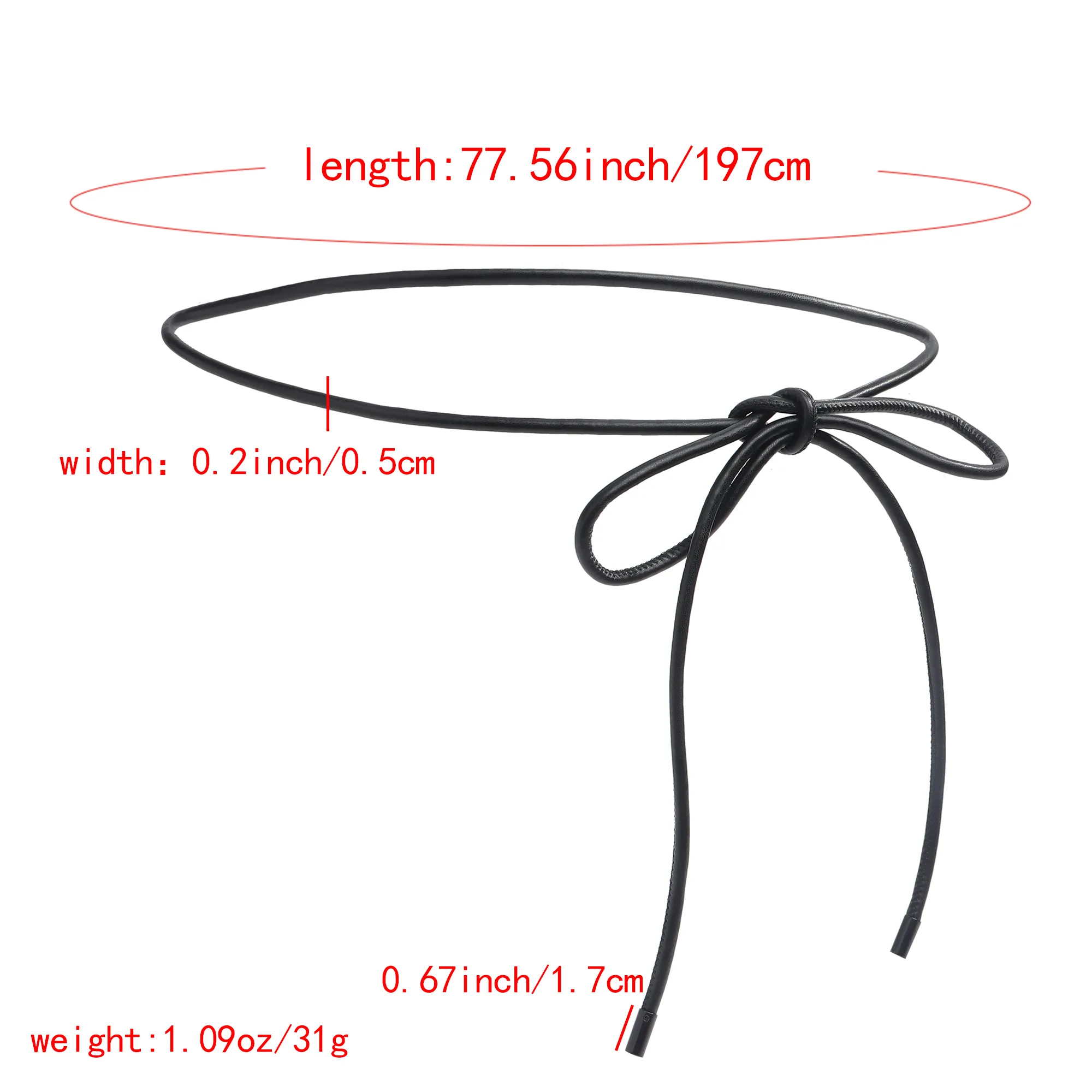 Women's Vintage Style Simple Style Pu Pu Knot Leather Belts display picture 2