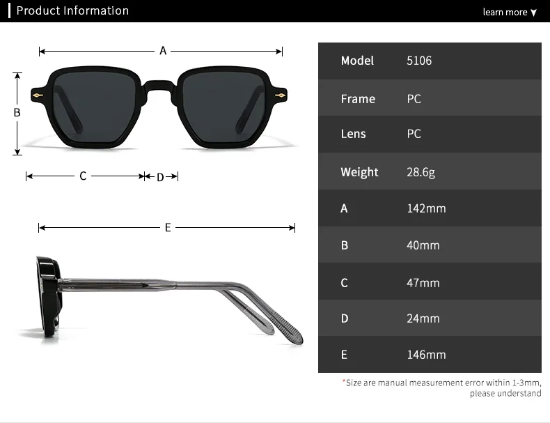 Polygone Décontractée Élégant Couleur Unie Pc Plein Cadre Femmes De Lunettes De Soleil display picture 1