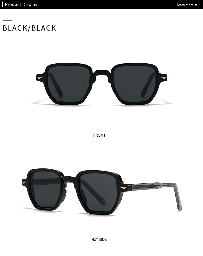 Polígono Casual Elegante Color Sólido Ordenador Personal Fotograma Completo Gafas De Sol Mujer display picture 3