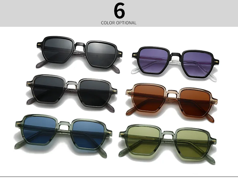 Polygone Décontractée Élégant Couleur Unie Pc Plein Cadre Femmes De Lunettes De Soleil display picture 4