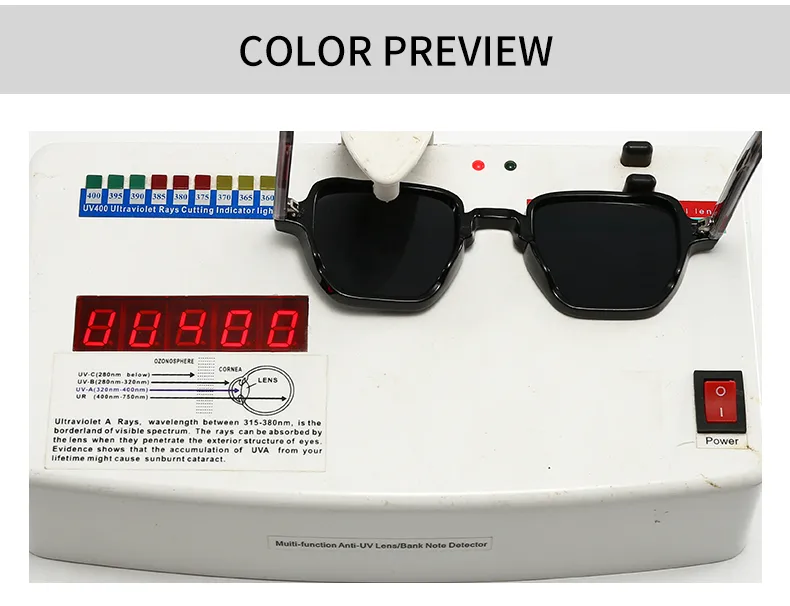 Polígono Casual Elegante Color Sólido Ordenador Personal Fotograma Completo Gafas De Sol Mujer display picture 7