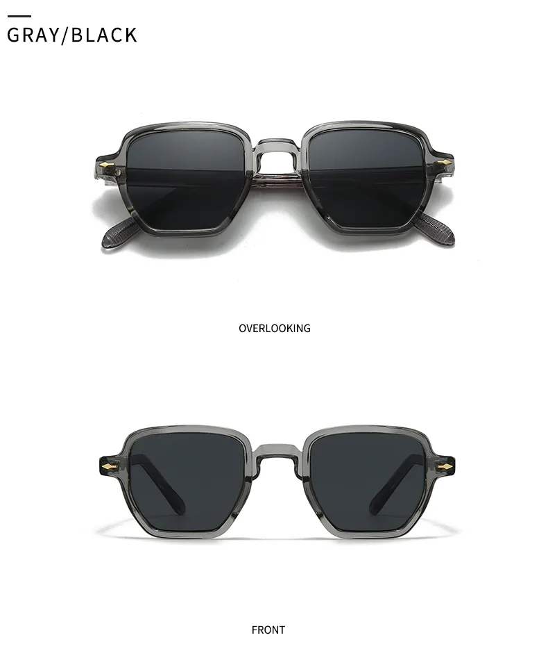 Polígono Casual Elegante Color Sólido Ordenador Personal Fotograma Completo Gafas De Sol Mujer display picture 6