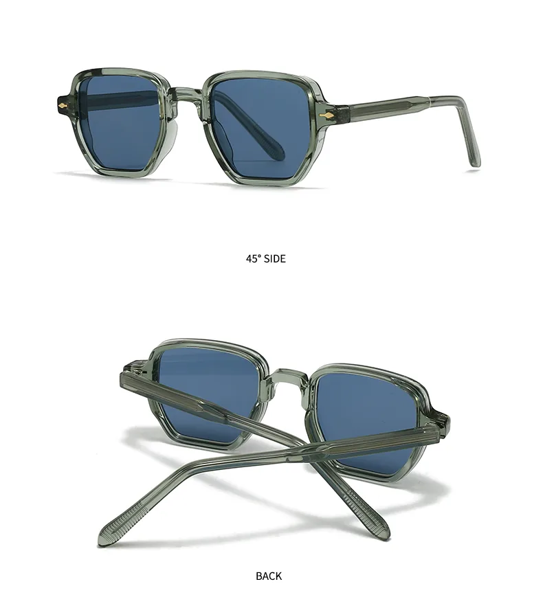 Polygone Décontractée Élégant Couleur Unie Pc Plein Cadre Femmes De Lunettes De Soleil display picture 10