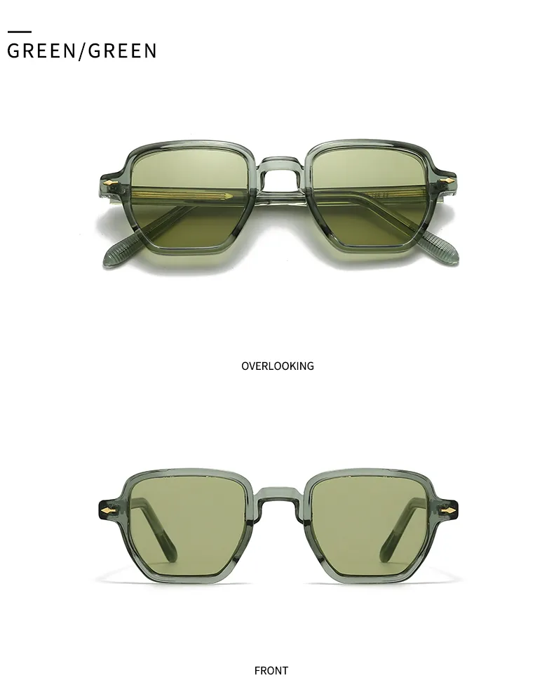 Polygone Décontractée Élégant Couleur Unie Pc Plein Cadre Femmes De Lunettes De Soleil display picture 13