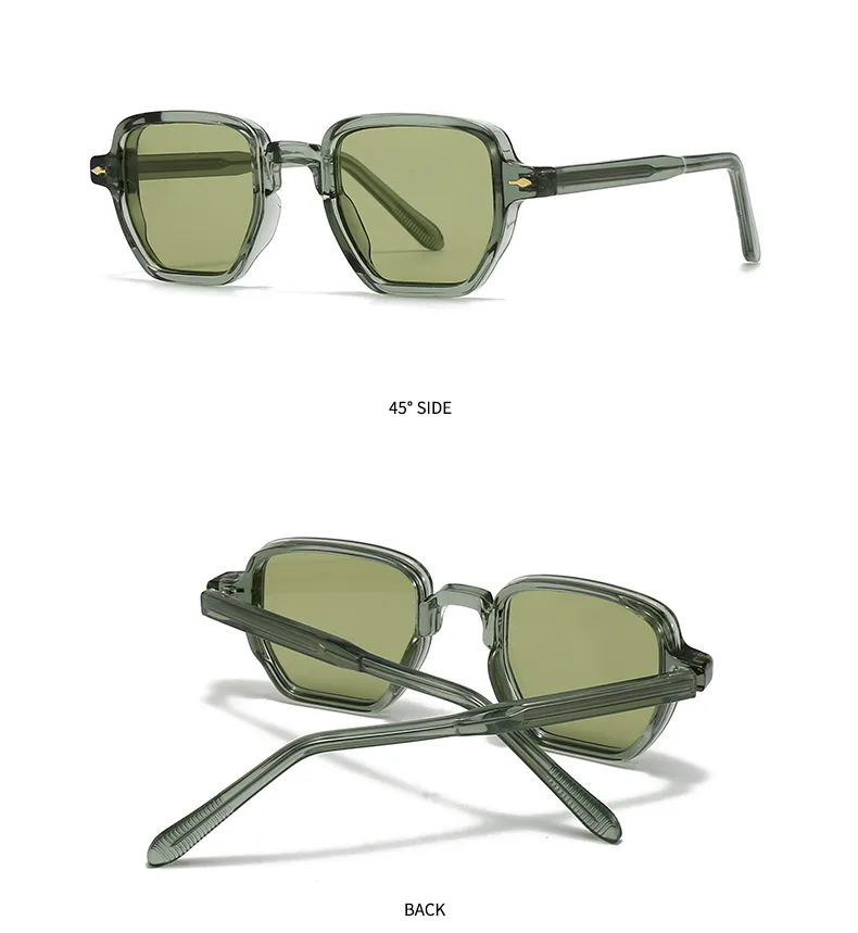 Polígono Casual Elegante Color Sólido Ordenador Personal Fotograma Completo Gafas De Sol Mujer display picture 14