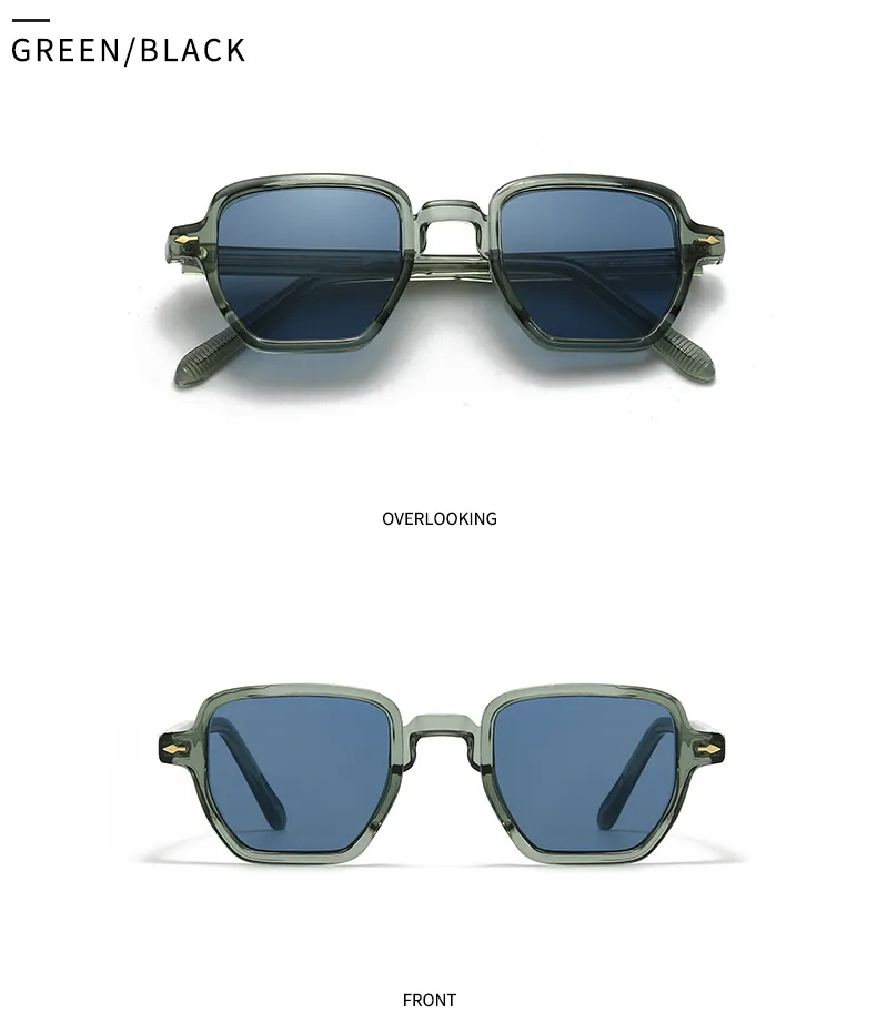 Polygone Décontractée Élégant Couleur Unie Pc Plein Cadre Femmes De Lunettes De Soleil display picture 11