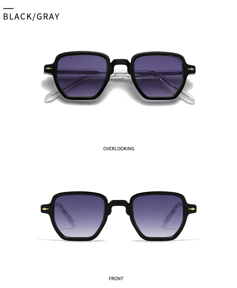 Polygone Décontractée Élégant Couleur Unie Pc Plein Cadre Femmes De Lunettes De Soleil display picture 16