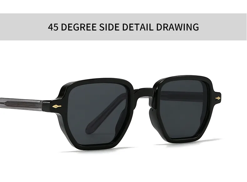 Polygone Décontractée Élégant Couleur Unie Pc Plein Cadre Femmes De Lunettes De Soleil display picture 15